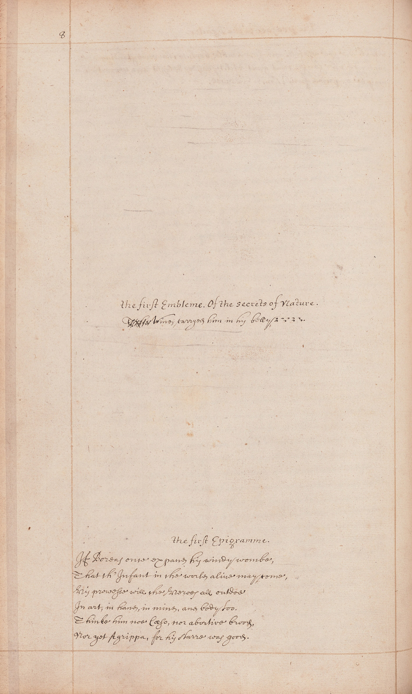 An unillustrated manuscript page from an English translation of Maier’s text.
